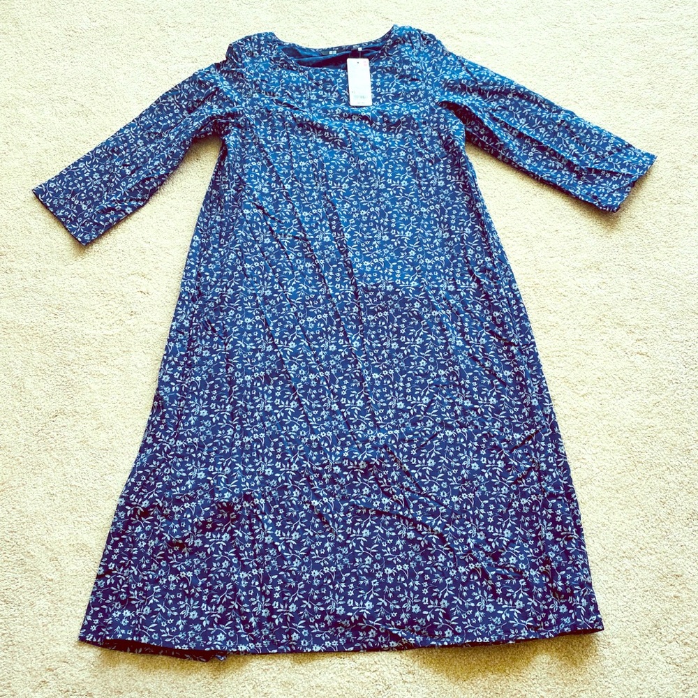 Uniqlo x Kurta Cotton Print Layered Dress